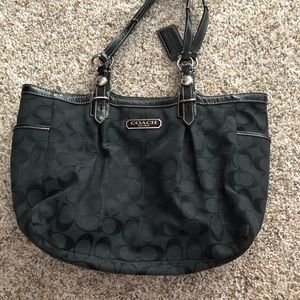 Black Coach Tote
